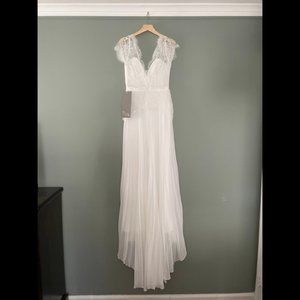 ASOS Sophia plunge lace wedding dress